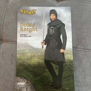 His and her knight costume with added shield accessorie